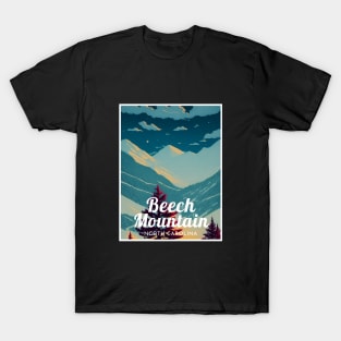 Beech Mountain North Carolina United States ski T-Shirt